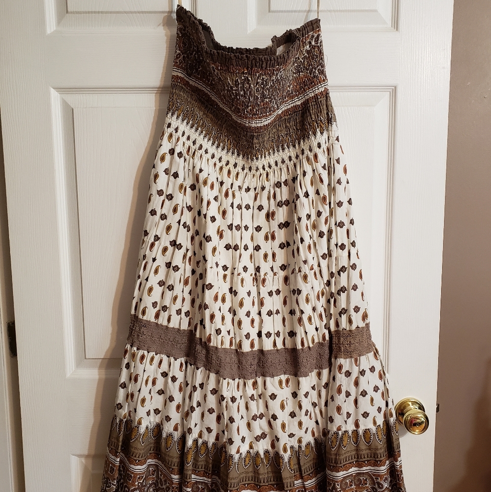 3X Strapless Sun Dress